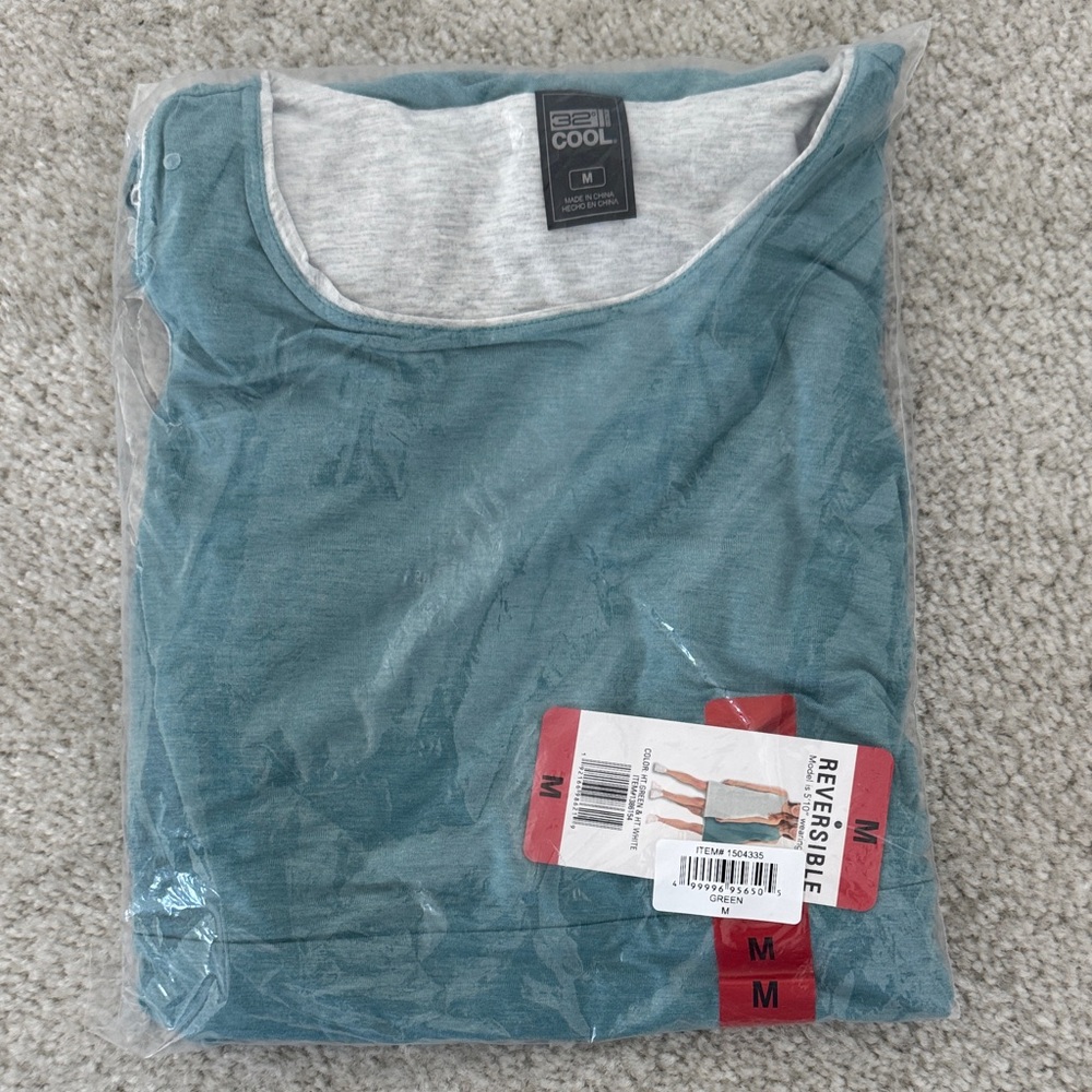 32 Degrees Teal Reversible Dress - Medium NWT